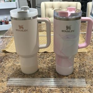 Pink Stanley Cups w/ accesories-BUNDLE ONLY :)